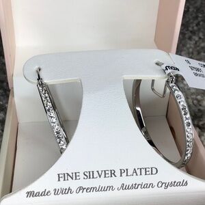 Sofia James Silver Plated Earrings with Austrian Crystals